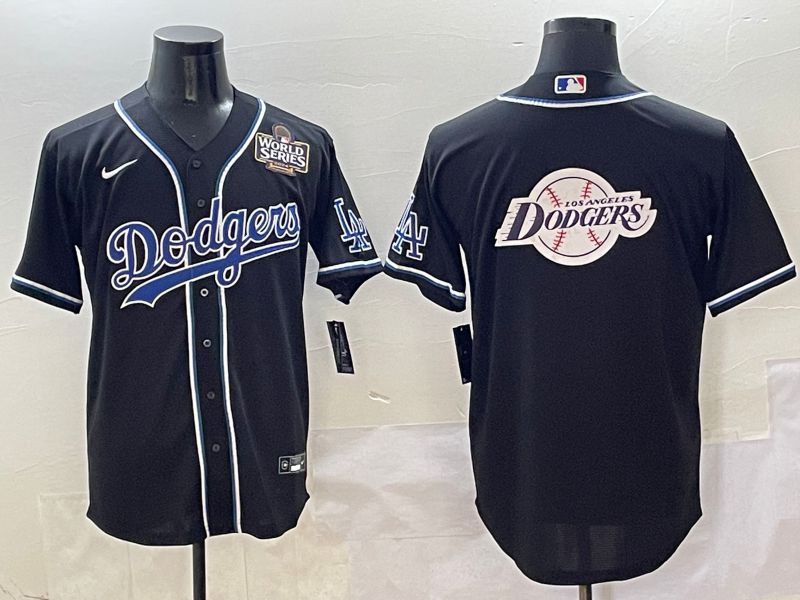 Men Los Angeles Dodgers Blank Black Three generations Nike 2025 MLB Jersey style 27